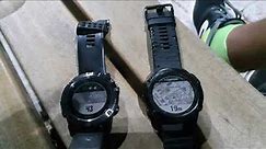 Garmin Fenix 6x Pro vs. Fenix 5X route calculation speed comparison