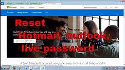 How to Change or Reset Hotmail Account Password
