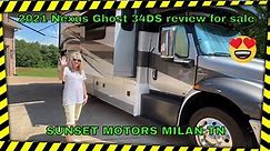 2021 Nexus Ghost 34DS Super C Diesel Motor Home RV Toy Hauler used for sale info review info specs