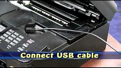 How to Connect USB Cable to Printer