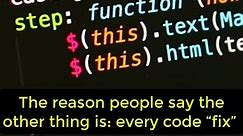 As a software engineer, do you believe in the theory that "If the code works, don't fix it"?