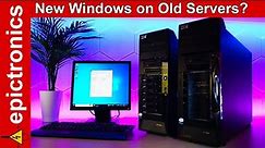 Vintage IBM Servers New life with upgrades! Installing new Windows and flashing BIOS IBM xSeries 226