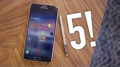 Samsung Galaxy Note 5 Review!