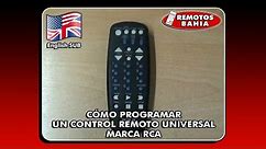 HOW TO PROGRAM YOUR TV WITH RCA UNIVERSAL REMOTE CONTROL RCU404