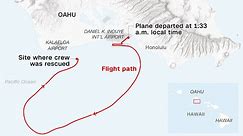 Cargo plane makes emergency landing in water near Honolulu