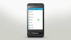 Account Setup: BlackBerry Z10 - Official How To Demo