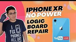 iPhone XR That Does Not Charge and Does Not Power On. Live Logic Board Diagnostics & Repair.