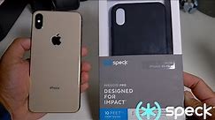 Speck iPhone Xs Max Presidio Pro Case! 10 Feet Drop Tested & Antimicrobial Protection!