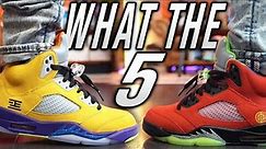 AIR JORDAN 5 "WHAT THE" REVIEW AND ON FOOT IN 4K !!!