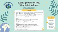 2024 GLOBE Virtual Student Conference - Session 3, Secondary School Speakers