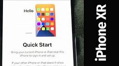 How to Setup iPhone XR using Quick Start | Set Up Guide