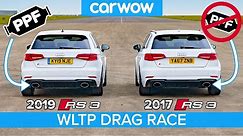 Audi RS3 2020 vs 2017: DRAG RACE & DYNO TEST... have the new emissions regs ruined performance cars?