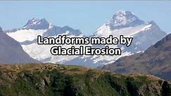 Glacial Processes and Landforms