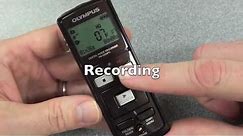 Olympus VN-5200 PC Digital Audio Voice Recorder Instruction Guide