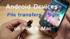 How to Transfer files from your Android phone to your PC / Mac computer