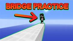 The Best Bridge Practice Map! (Win More Bedwars And Skywars)