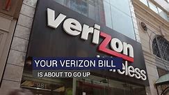 YOUR VERIZON BILL IS ABOUT TO GO UP - video Dailymotion