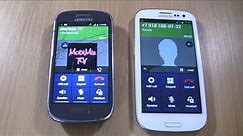 Samsung S3 Mini VE Over the Horizon Incoming call &Samsung Galaxy S3 White Outgoing call