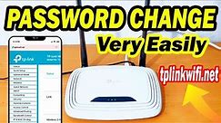 TP-Link Router WiFi Password Change Using Mobile