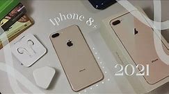 UNBOXING IPHONE 8+ (secondhand) | 2021 | aesthetic