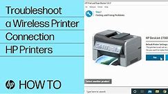 How to fix wireless printer connection | HP Printers | HP Support