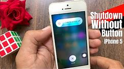 How To Turn Off iPhone 5 Without Using Power Button