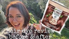 New Garnier good hair dye in 5.5 review before & after results & first impressions