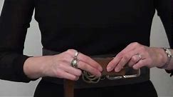 How to change a belt buckle - interchangeable belts