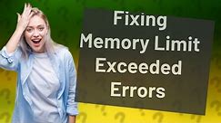 How Can I Fix 'Memory Limit Exceeded' Errors in Competitive Programming?