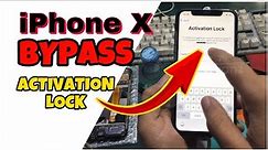 iPhone X Bypass iCloud Activation Lock || Apple iD Bypass