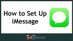How to Set Up iMessage