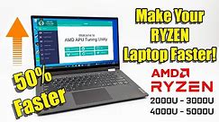 Easily Make Your Ryzen Laptop Faster!