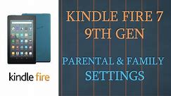 Kindle Fire 7 - How To Set Parental and Family Settings