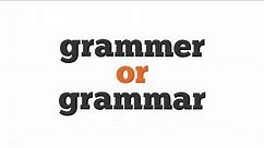 Grammar vs Grammer - 66 common spelling errors in English