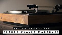 Custom Wood Frame for my Record Player // How to make Custom DIY Plinth