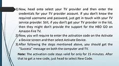 How To Activate HBO GO On Amazon Fire TV