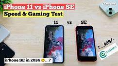 Cashify iPhone SE vs iPhone 11 Speed & Gaming test | Cashify Fair vs Good condition