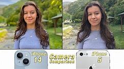 iPhone 14 vs iPhone 5 Camera Test