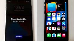 How to Unlock an iPhone 7 Forgot Password with Computer, iPhone is Disabled Connect To iTunes Reset