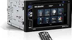 BOSS Audio Systems Elite BV755B Car Stereo System - 6.2 Inch Double Din Touchscreen, Bluetooth Head Unit, AM/FM Radio Receiver, CD Player, USB, SD, Aux In, Hook Up To Amplifier