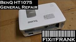 BenQ HT1075 DLP Video Projector Repair - No Light/Overheats