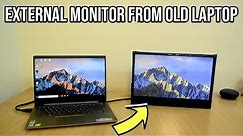 [DIY] Making A Monitor Out of an OLD LAPTOP Display | Using Laptop's Display as a Monitor