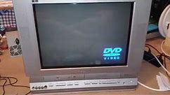 Panasonic TV DVD VCR combo side of road pickup