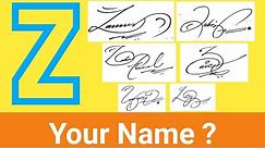✔️ Z Signature | Z Signature Style | Signature With Alphabet Z | Z Signature Tutorial