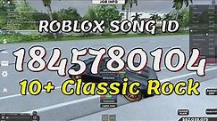 10+ Classic Rock Roblox Song IDs/Codes