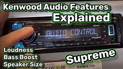 Unique Kenwood EQ and Audio Settings Explained
