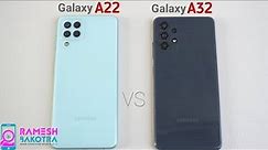 Galaxy A22 vs Galaxy A32 SpeedTest and Camera Comparison