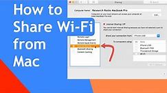 How to share Wi-Fi from Mac to iPhone or another Mac