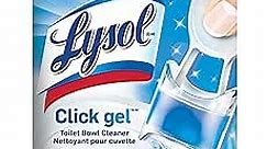 Lysol Click Gel Automatic Toilet Bowl Cleaner, Gel Toilet Bowl Cleaner, For Cleaning and Refreshing, Ocean Fresh, 6 Applicators per pack