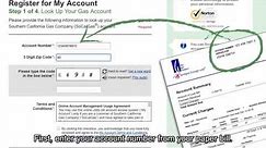 Register for My Account